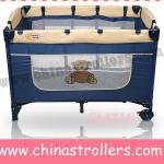 luxury baby travel cot with rockers,mosquito,changing table