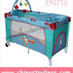 baby playpen with double layer;bassinet;changing table