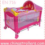 Folding Baby Playpens/ Baby Travel Cot with canopy-OBP075