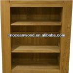 Solid Oak Small Bookcase-chunky022