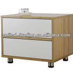 White Bamboo Bed Cabinet