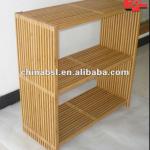 3-tier Bamboo Furniture Book shelf-ZWJ-001