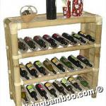 BAU DA BAMBOO WINE SHELF