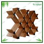 Book bamboo storage shelf