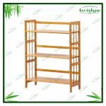 Handmade 3 tier natural bamboo bookshlef