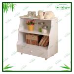 White standing storage cabinet