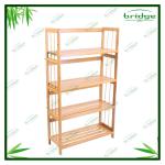4 Tier bamboo bookshelf-EHC130625I