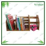 Wonderful Nature luxury movable bamboo bookshelf