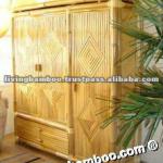 BIG THREE DOOR BAMBOO WARDROBE