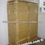 CHEMNITZ NATURAL COLOR BAMBOO WARDROBE-WA-006