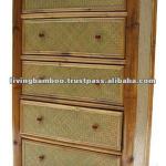 NAGASAKI 5 DRAWERS BAMBOO CABINET