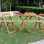 folded bamboo chair set-FB0094