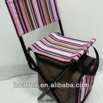 Foldable Cooler stool with backrest,fishing beach chair