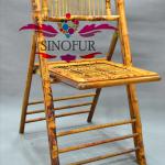 Bamboo folding chairs wholesale-SNWF-A005