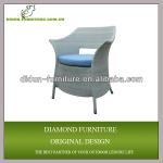 Bamboo furniture - White rattan bamboo dining chair-DDWQ41-C