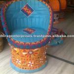 Vintage Tribal Rajkoti Hand Embriodery Decorative Garden Chairs, Garden Sofa&#39;s-Specially made for Hotels, Resorts, Club Houses