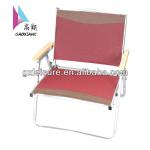 Aluminum Floding Outdoor wooden handrail Leisure Chair GXS-101