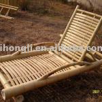 Natural bamboo chair for home or garden use