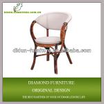 Bamboo furniture - White bamboo dining chair-DDWQ51-C