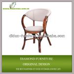 Bamboo furniture - White bamboo dining chair