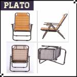 Durable beach chair,folding leisure chair,nap office chair,natural bamboo lying chair