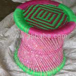 Coloured Bamboo Stool-ID0009