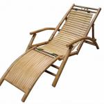 bamboo pinic folding chair-