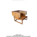 Armchair made from recycled Teakwood and Bamboo-