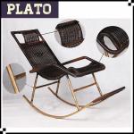 Leisure outdoor chair,lying bamboo chair,rocking chair,cane chair for elders