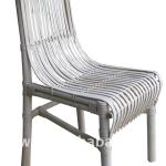 Indoor furniture - Bamboo chair with white color:-GBV-3003