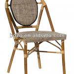 aluminum bamboo wicker chair for restaurant