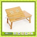 Hot selling bamboo folding laptop table