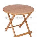 round bamboo folding table out door-BC 1784