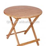 round bamboo folding table out door