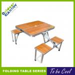 DA1506 wood folding table picnic table light folding table