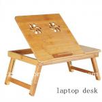 Bamboo foldable computer table-YD-Laotop