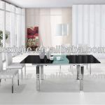 2013 Modern Rectangular Folding Glass Dining Table L806B