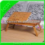 Good quality Bamboo foldable laptop table for computer-