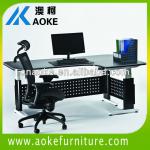 with big crossbar height adjustable executive desks