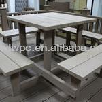 wpc outdoor picnic table-WL-B011