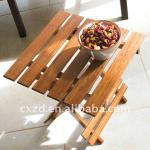 Bamboo snack table