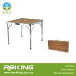 folding outdoor bamboo camping table-IK-011