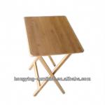 Solid wood folding table