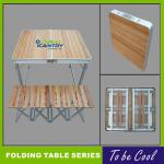 DA1520 Bamboo folding table bamboo picnic table outdoor folding table