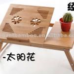 folding bamboo laptop table/desk