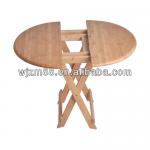 Traditional Chinese Folded outdoor bamboo round table