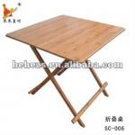foldable bamboo table indoor and outdoor banquet table