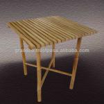 Square solid full pole bamboo table (02111)-02111