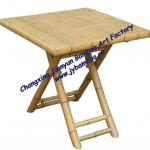 Bamboo folding table