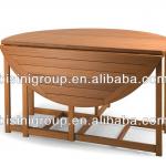 Outdoor Furniture Cube Dining table, Folding round table (BF10-W44)